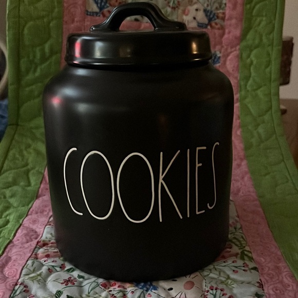 Rae Dunn Other - Rae Dunn Cookie Jar Black